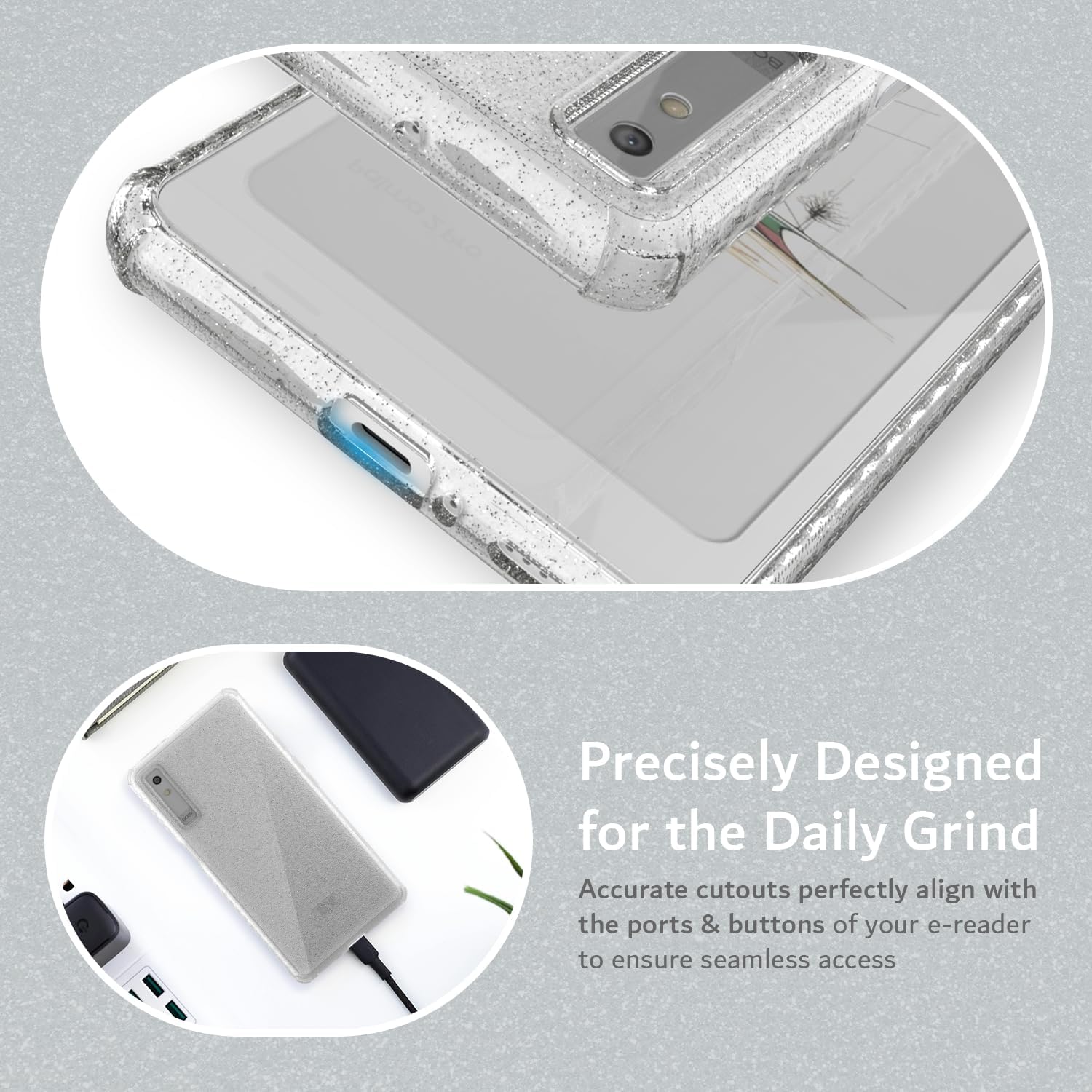 TUDIA SKN Clear for Boox Palma 2 PRO Case | Anti-Yellowing – TUDIA