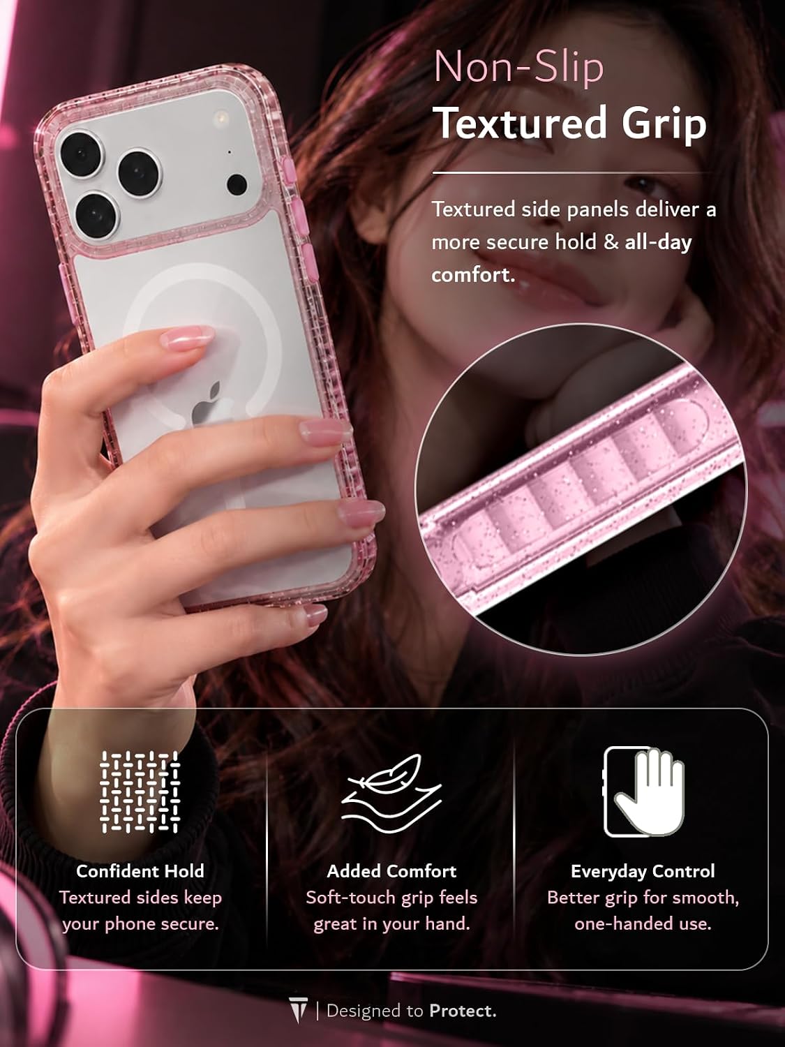 iPhone 17 Pro / 18 Pro LUCION [Magsafe Compatible] Transparent Anti-Yellowing Case