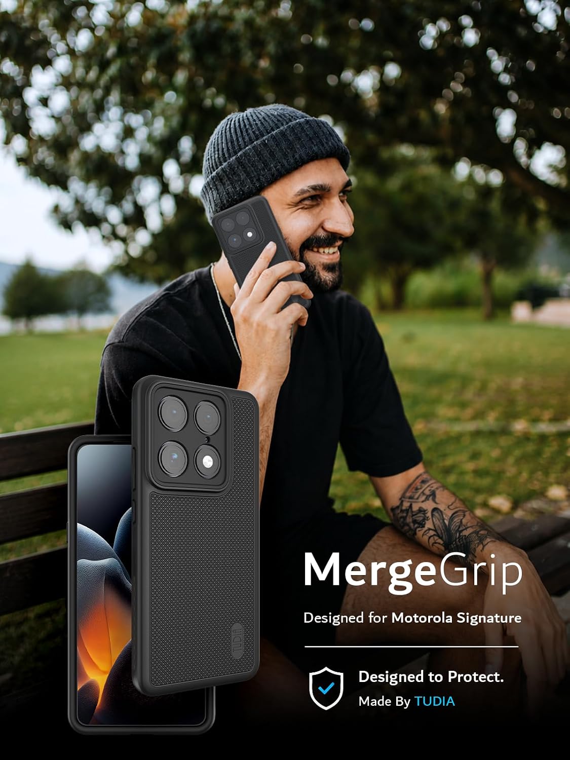 Motorola Signature Case (2026) / Motorola Edge 70 Ultra Case MergeGrip [Magsafe] Heavy Duty Case