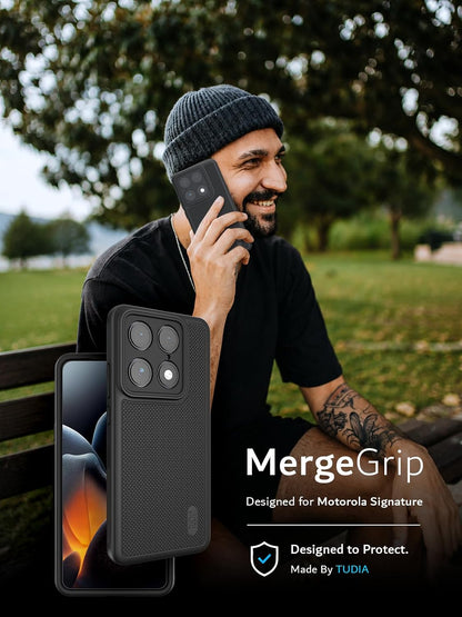 Motorola Signature Case (2026) / Motorola Edge 70 Ultra Case MergeGrip [Magsafe] Heavy Duty Case
