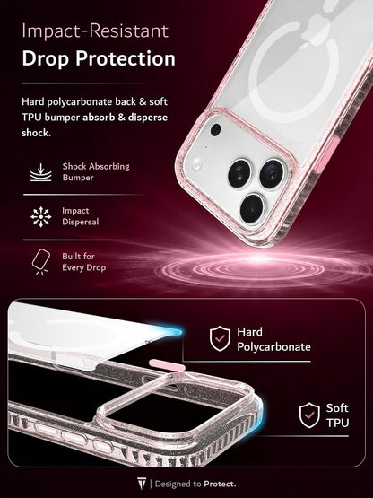 iPhone 17 Pro / 18 Pro LUCION [Magsafe Compatible] Transparent Anti-Yellowing Case