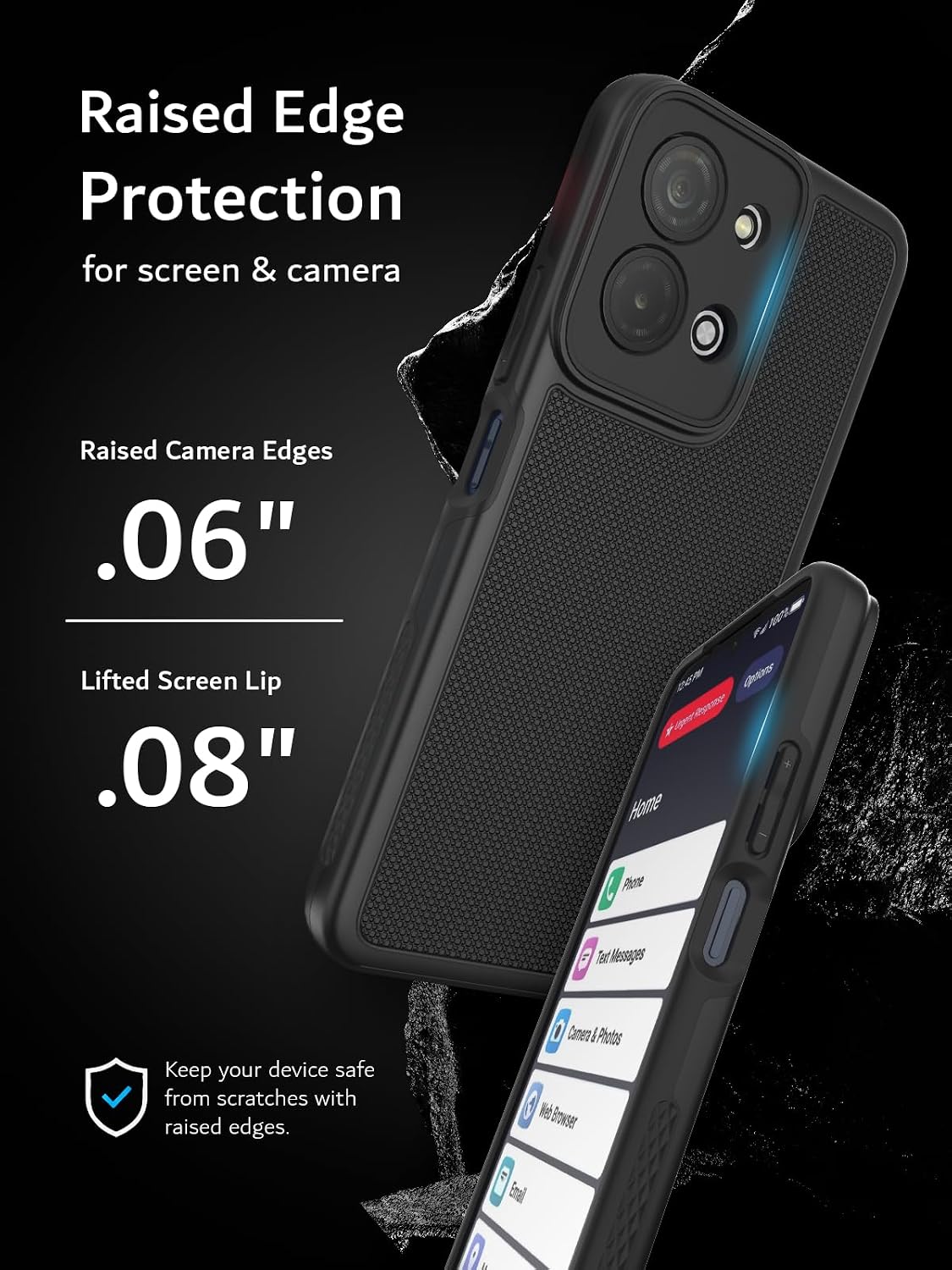 lively jitterbug smart 5 Case MergeGrip Heavy Duty DualShield