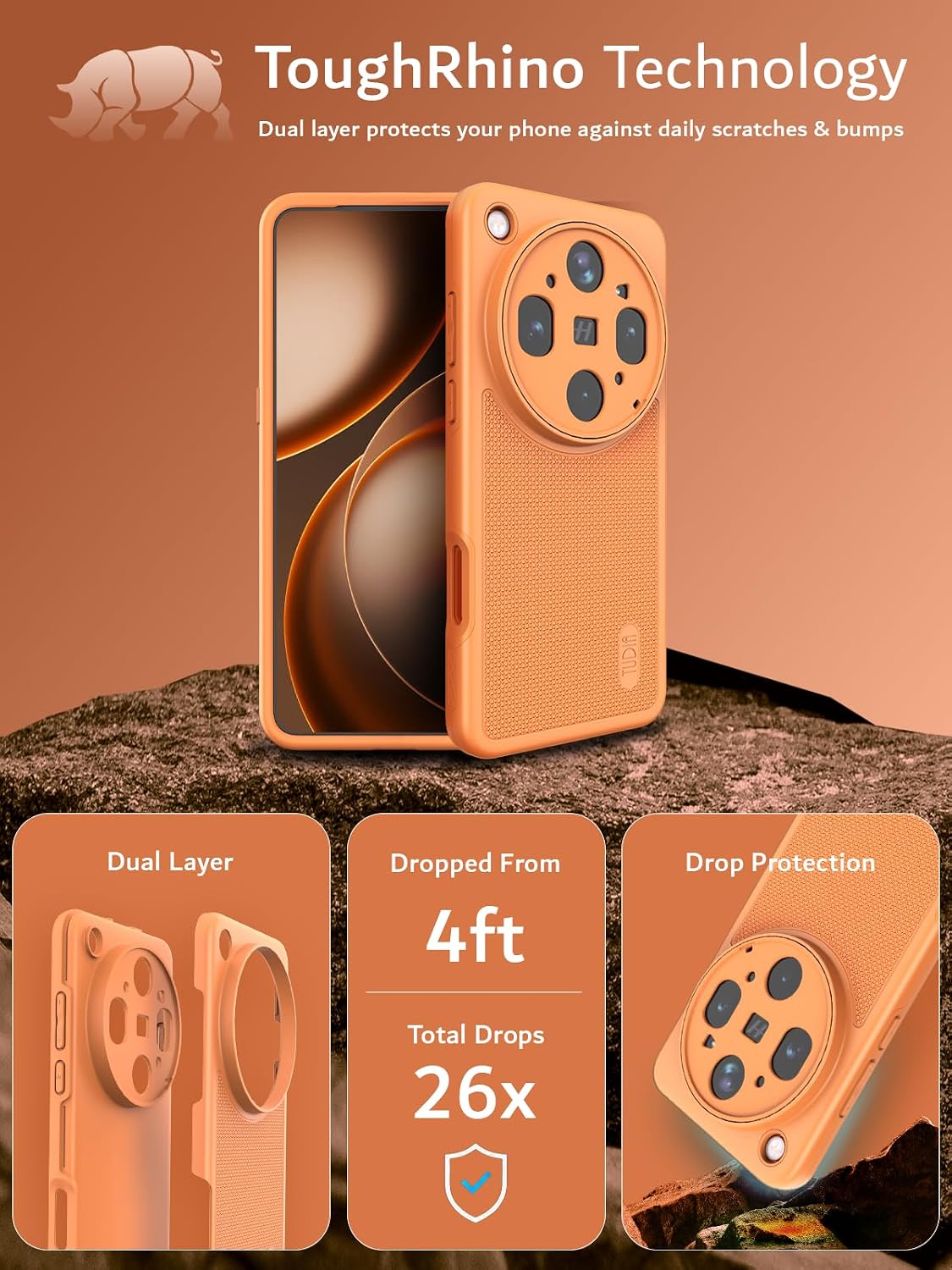 Oppo Find X9 Ultra (2026) Case MergeGrip [Magsafe] Heavy Duty Dual Shield