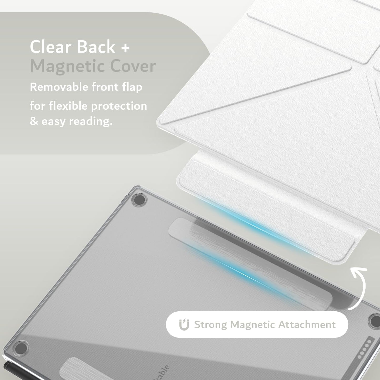 Remarkable Paper Pro 11.8" Case [Auto Wake/Sleep] Magnetic Closure, Foldable Stand & Built-in Stylus Slot