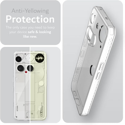 Nothing Phone 3 Case Lucion Anti-Yellowing Transparent Frosted TPU