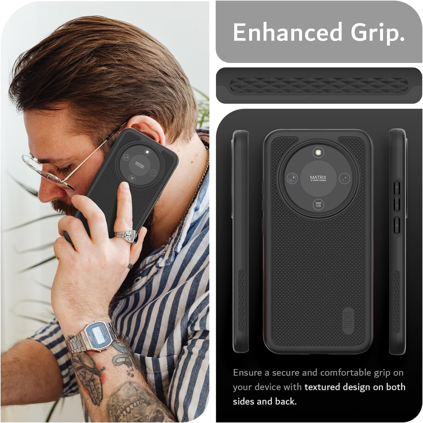 Honor Magic 8 Lite Case 5G (2026) MergeGrip Heavy Duty Dual Shield