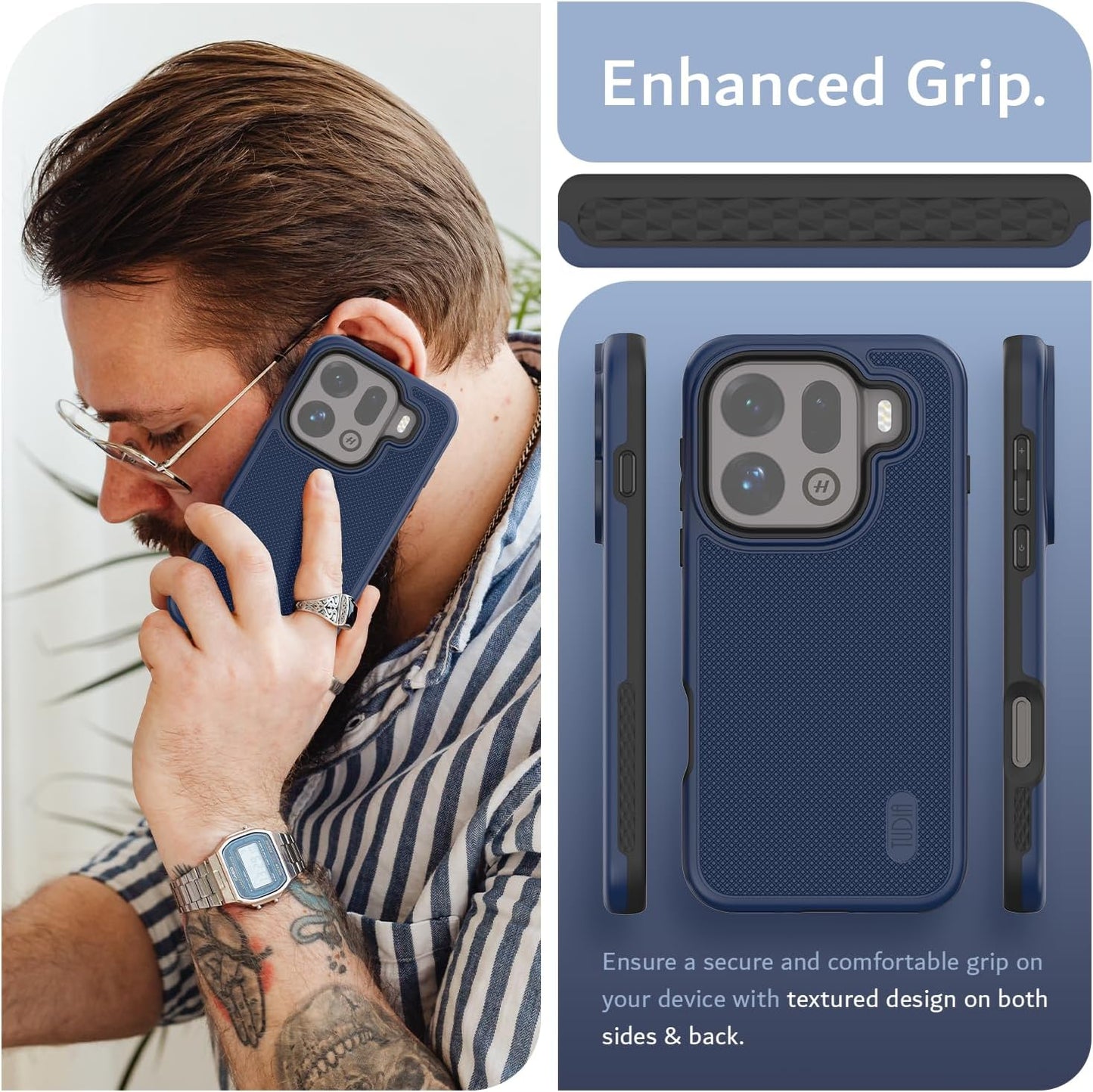 Oppo Find x9 Pro 5G Case MergeGrip [Magsafe] Heavy Duty Dual Shield