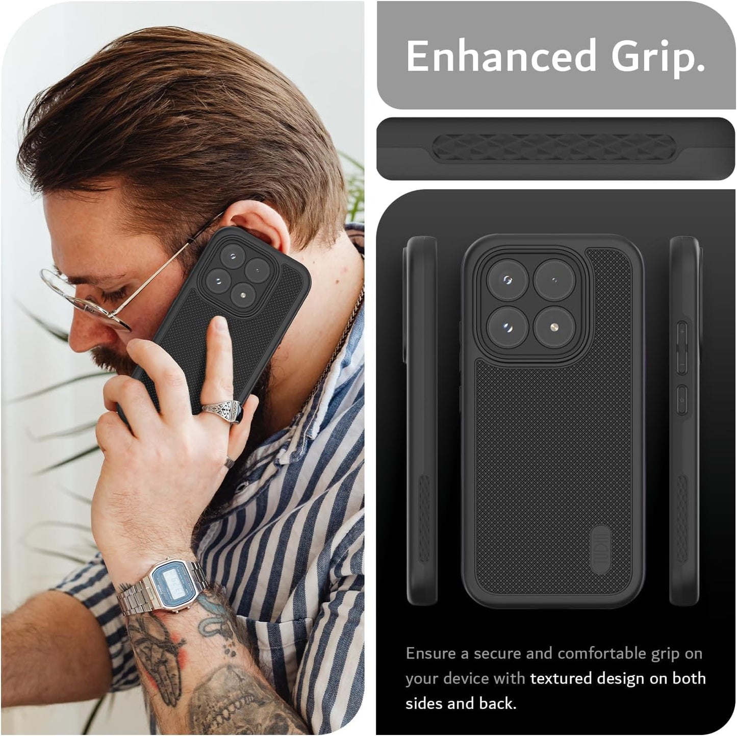 Xiaomi 17 5G (2026) MagSafe Compatible Case MergeGrip with Built-In Magnet