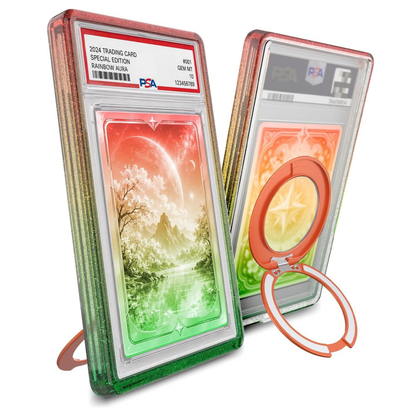 PSA Slab Guard Anti-UV Magnetic Ring Stand Case LUCION Protective Graded Card Display Holder