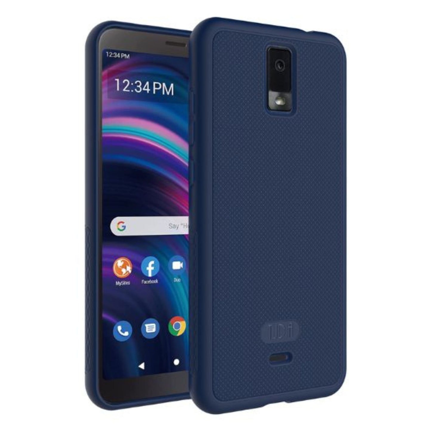 Indigo Blue LINNGrip Non-Slip Ultra Slim Protective Phone Case for BLU View 3