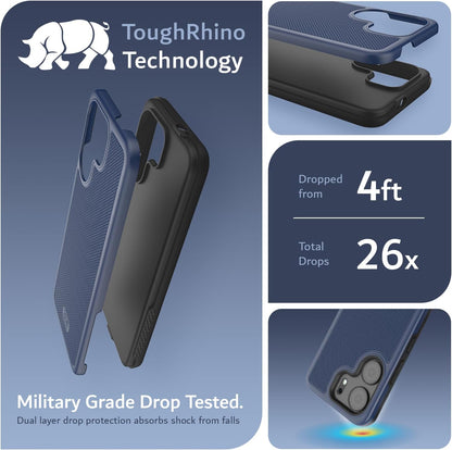 Heavy Duty Dual-Layer BLU View 5 Phone Case with MergeGrip Design – Rugged Military Grade Drop Protection