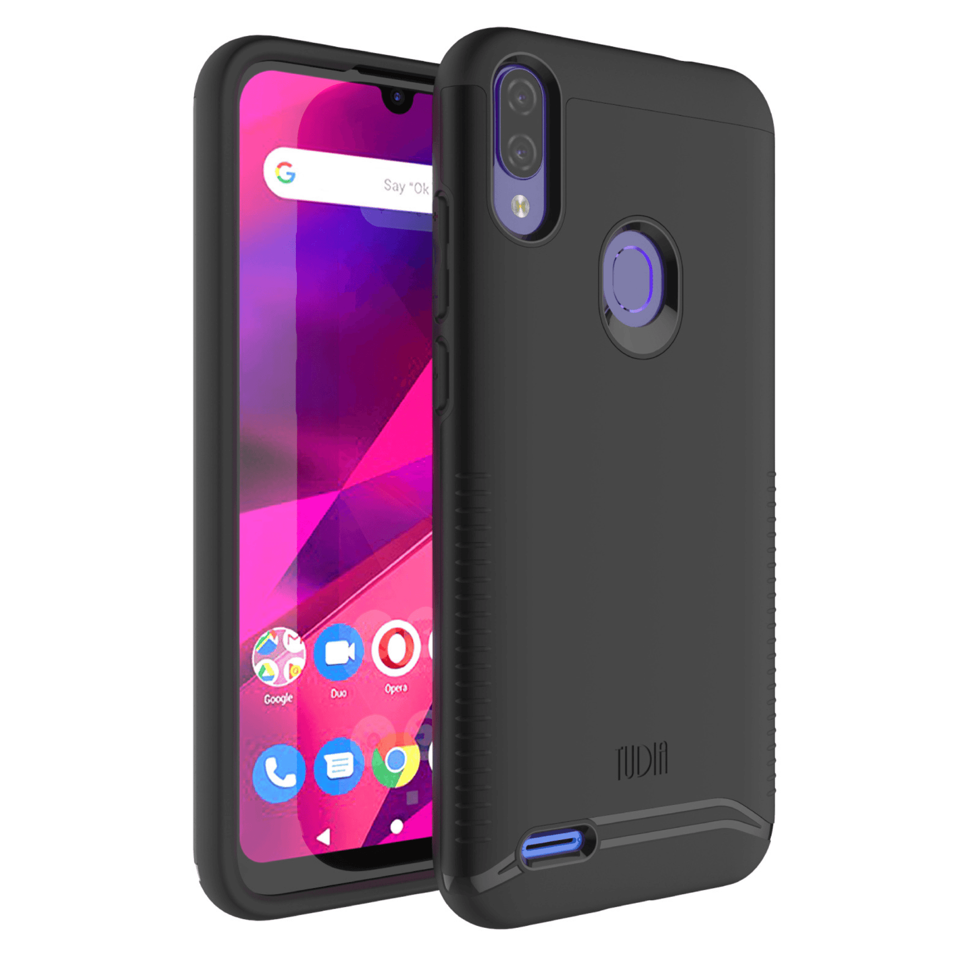 Tudia Merge Dual Layer Heavy Duty Slim Hard Shell Phone Case for BLU Vivo X6/G60/v70 (Matte Black) Tudia Merge Dual Layer Heavy Duty Slim Hard Shell Phone Case for BLU Vivo X6/G60/v70 (Matte Black)