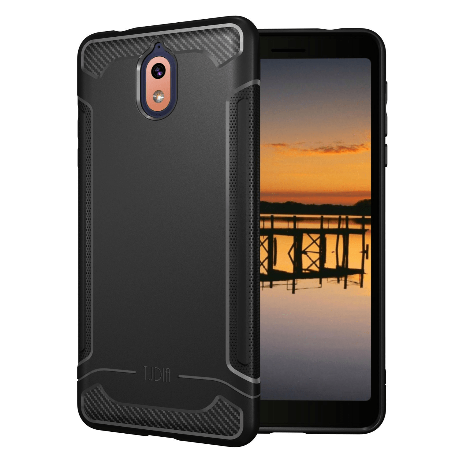 Nokia 3.1 Case LINN Lightweight Carbon Fiber Grip - TUDIA Products