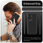 Enhanced Grip. Ensure a secure and comfortable grip on your device with textured design on both sides and back. 