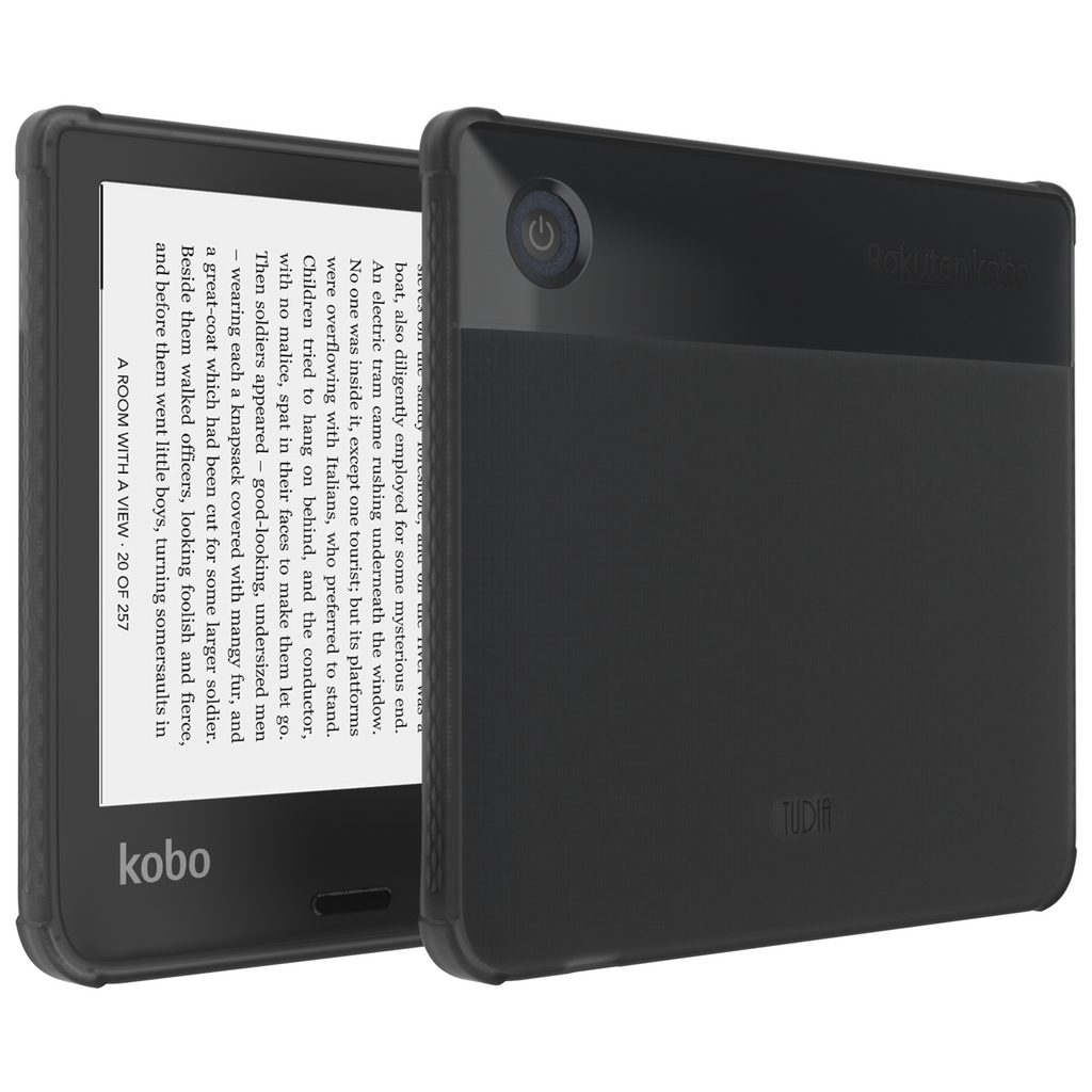  Kobo Libra 2 SleepCover Case, Black, Sleep/Wake Technology, Built-in 2-Way Stand, Vegan Leather