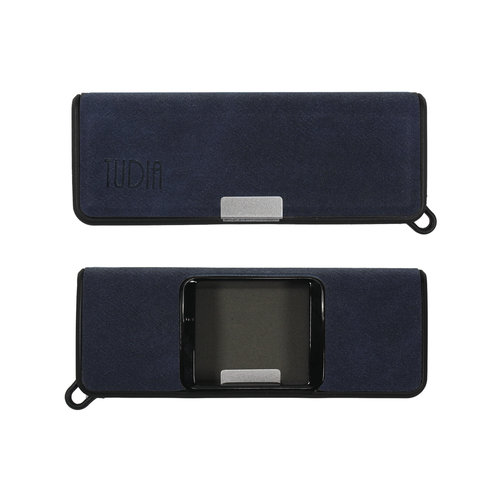  Carrying case for Kardia Mobile EKG Monitor - Travel Kardia  Case Fits in Pocket, Features Magnetic Closure to Keep Kardia Device Safe  On The Go, NOT Fit KardiaMobile 6L,Dark Blue 