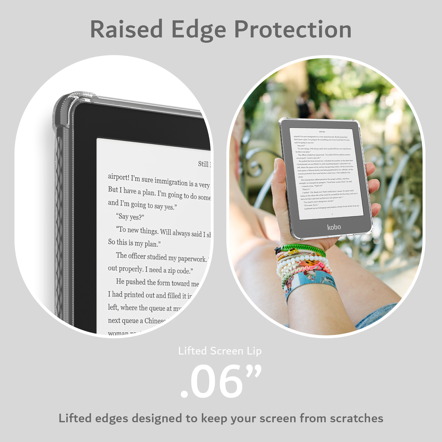 Kobo Clara HD Case SKN Translucent Lightweight Thin TPU - TUDIA Products