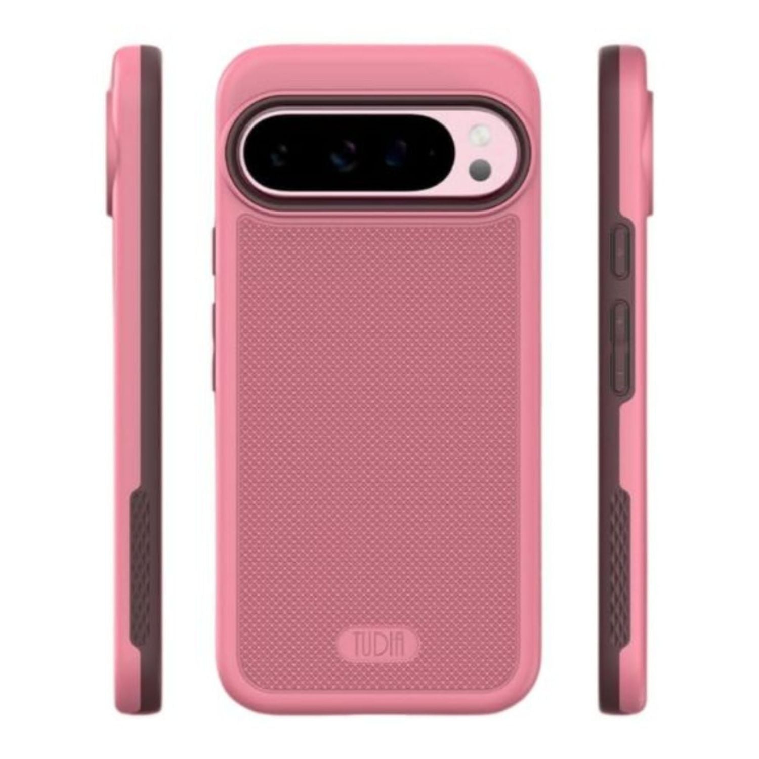 Allytechgroup Magsafe Compatible With Phone Case For Google Pixel 9 Pro/ Pixel 9, Magnetic Back Cover Wireless Charging Anti-Scratch Rugged Hybrid Case For Women Men, Rose