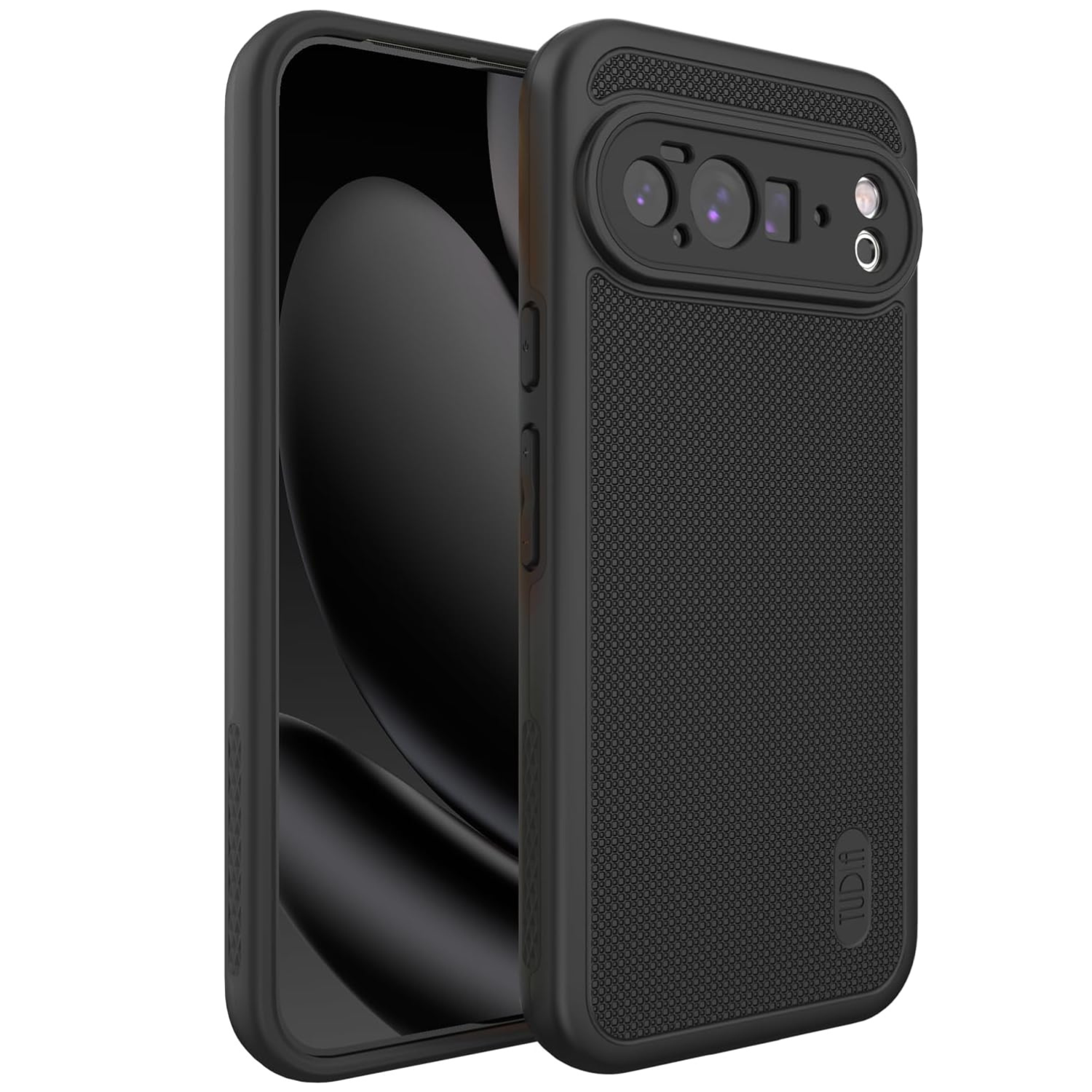 Matte Black MagSafe Compatible MergeGrip Case with Built-In Magnet for Google Pixel 10 Pro XL (2025) – Shockproof Slim Protective Cover