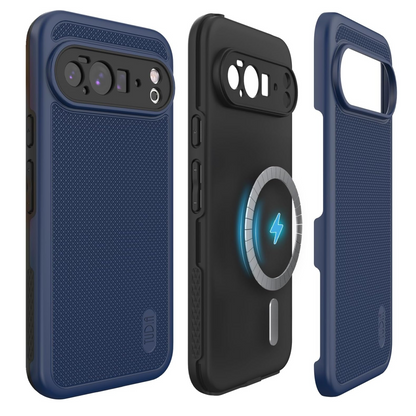Indigo Blue MergeGrip case for Google Pixel 10 Pro XL 2025, Magsafe and Pixelsnap compatible with built-in magnet for secure attachment
