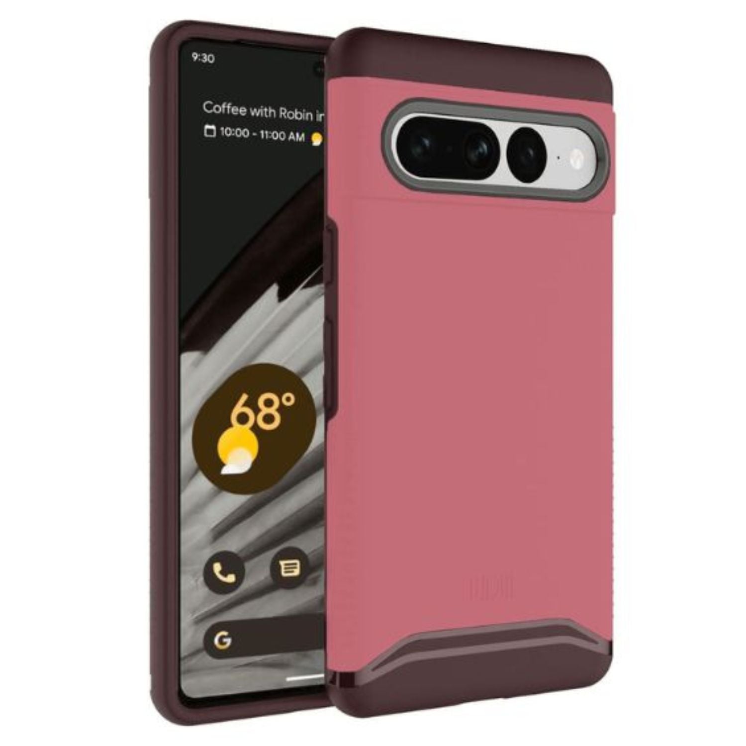 Smokey Pink Merge Magsafe Dual Layer Case for Google Pixel 7 Pro – Rugged Shockproof Protective Phone Cover with Magnetic Compatibility