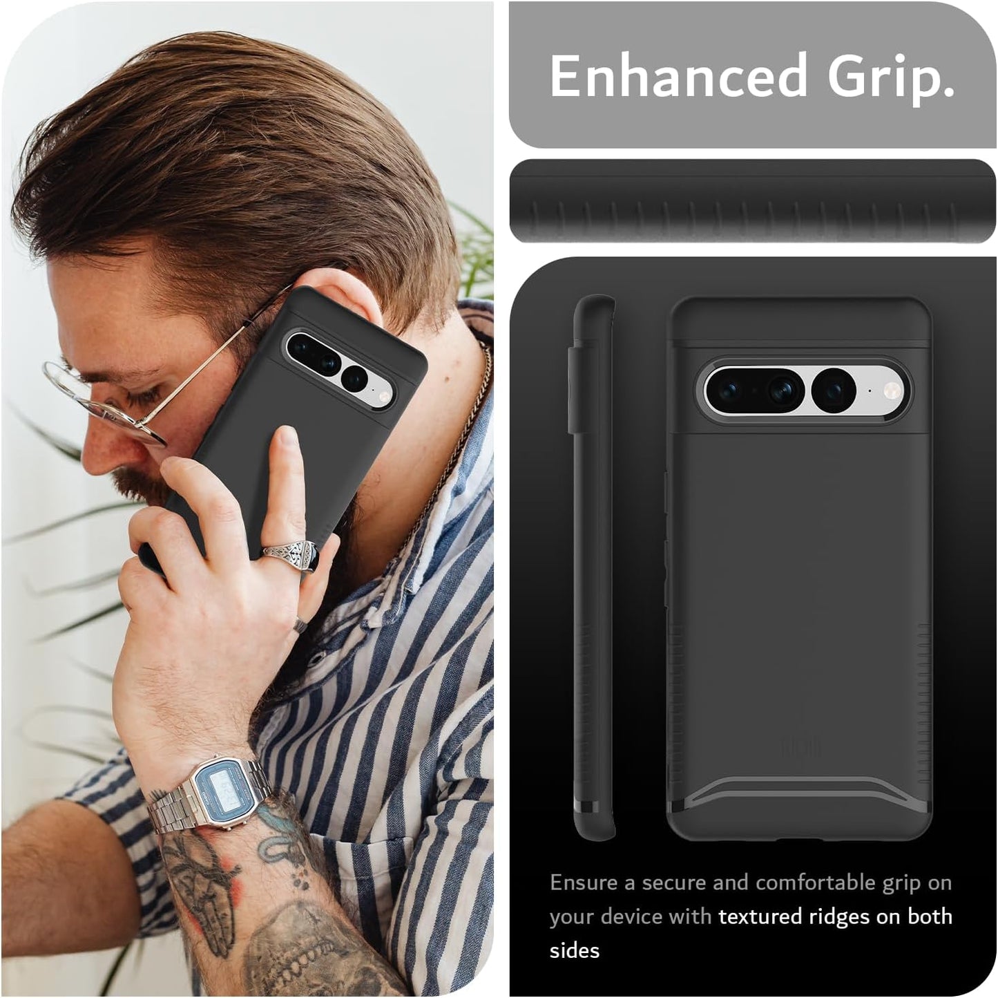 Google Pixel 7 Pro MERGE MagSafe Dual Layer Protection Case - Heavy Duty Magnetic Protection - TUDIA Products