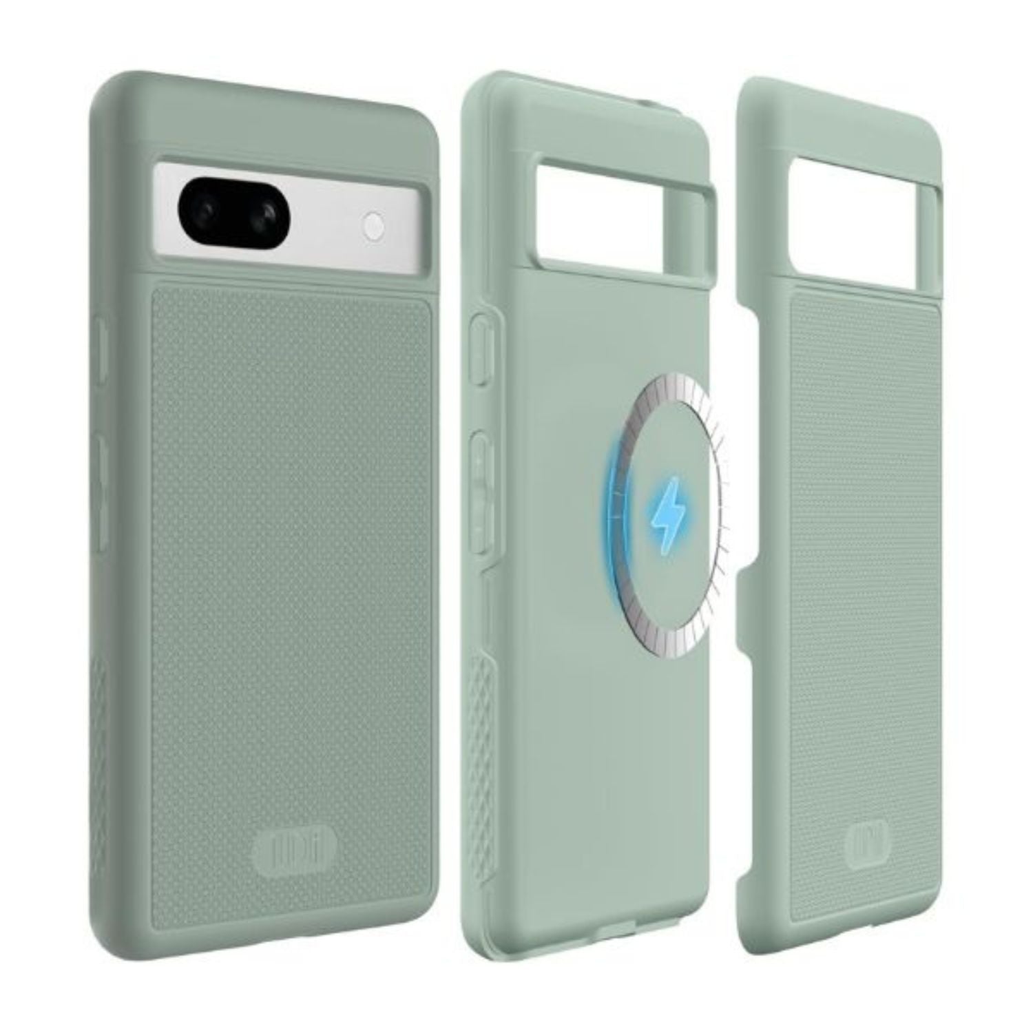 Green Lily MergeGrip MagSafe Compatible Case with Built-In Magnet for Google Pixel 7a – Slim Shockproof Protective Phone Cover