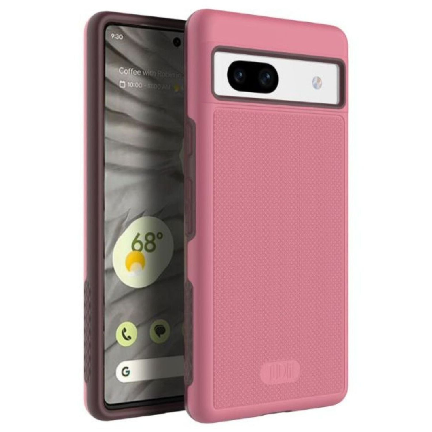 Smokey Pink MergeGrip Slim Shockproof Case for Google Pixel 7a – Durable Protective Phone Cover