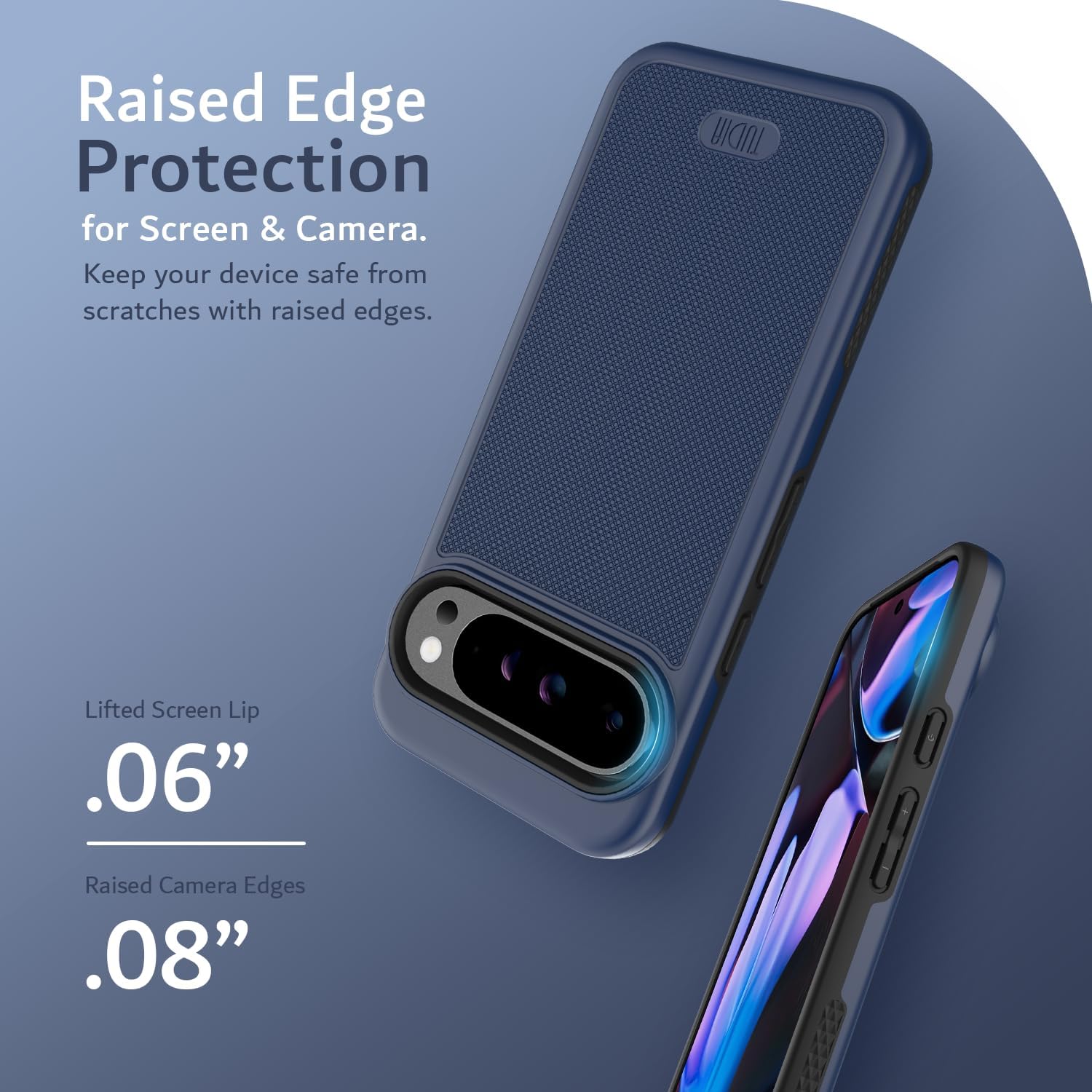 MagSafe-compatible MergeGrip case for Google Pixel 9 Pro XL 2024 with dual-layer protection and raised edges for screen and camera defense