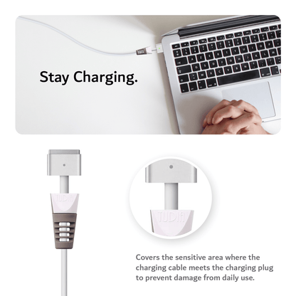 TUDIA Klip Cable Protector Compatible With Apple MagSafe 2 (2 pcs) - TUDIA Products