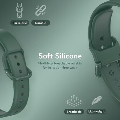 Silicone Wristband Compatible for PLAUD NotePin AI Recorder [Extended Length] Wearable Strap