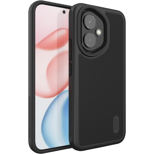 Black MergeGrip heavy-duty DualShield case for Honor 400 5G (2025), slim shockproof protective cover with enhanced grip