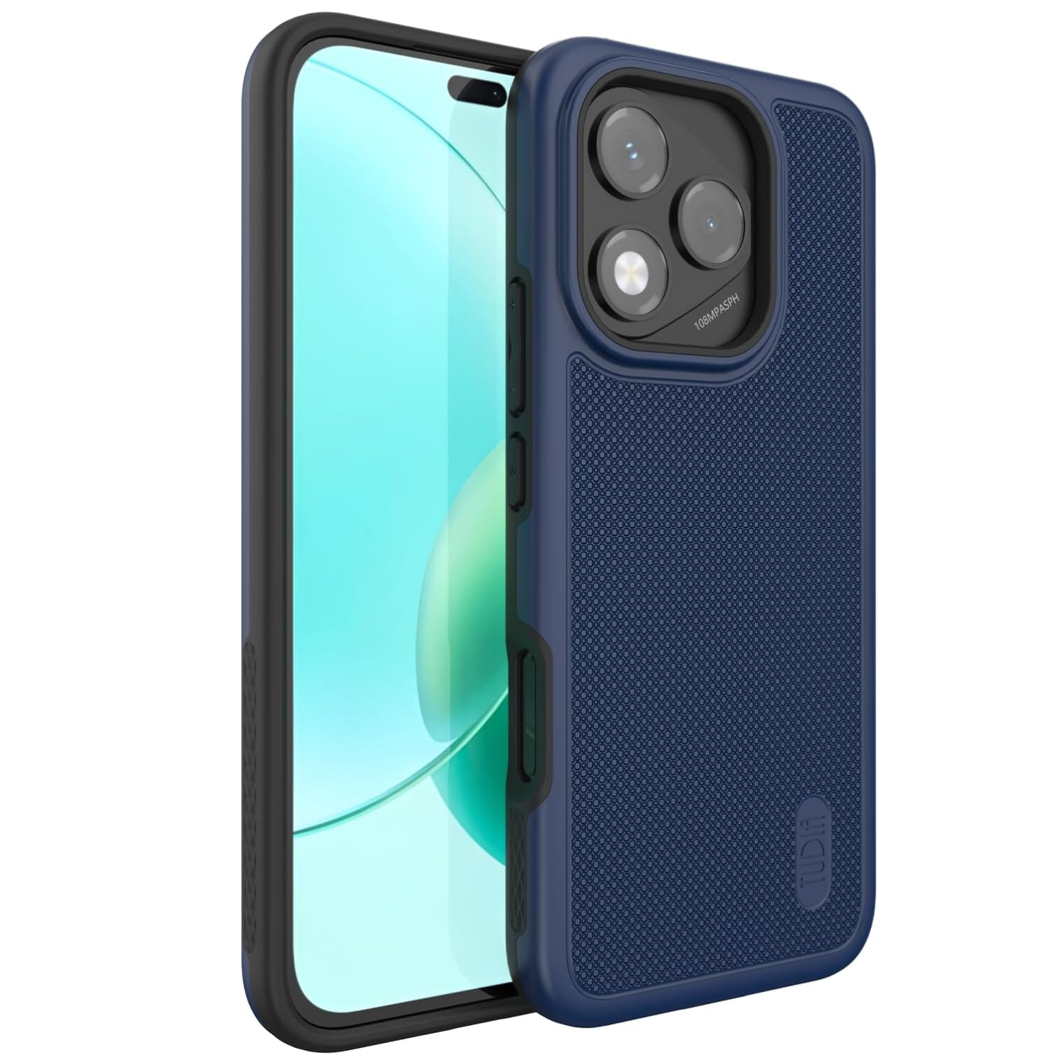 Indigo Blue MergeGrip DualShield Case for Honor 400 Lite (2025) – Heavy Duty Shockproof Protective Phone Cover