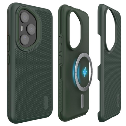 Pine Green MergeGrip MagSafe Heavy Duty DualShield Case for Honor 400 Pro 5G (2025) – Shockproof Slim Phone Cover