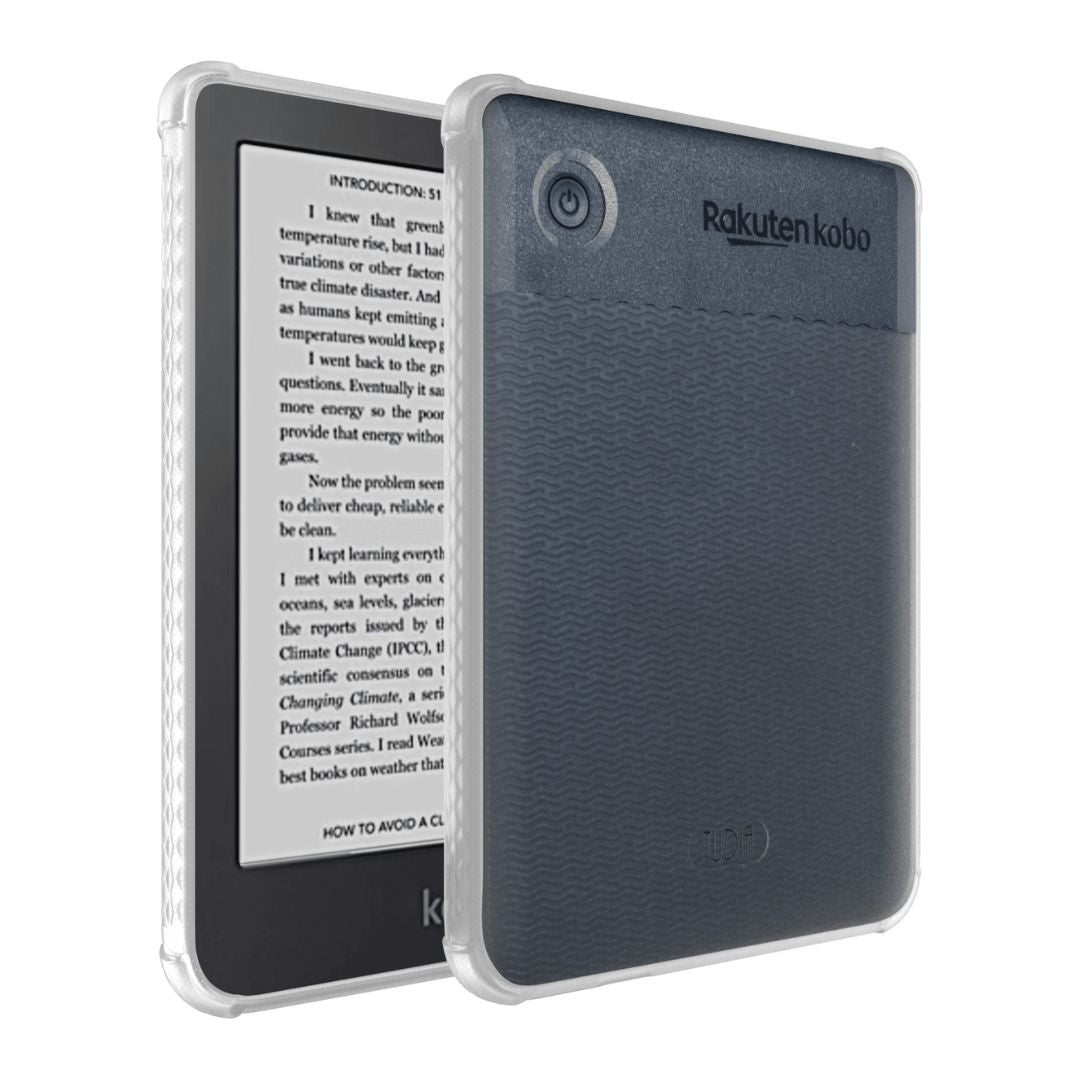 Transparent Kobo Clara 2E 6-inch Case – Lightweight Thin TPU Shockproof SKN Protective Cover