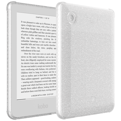 Transparent Glitter TPU Case for Kobo Clara 2E 6-Inch – Lightweight, Slim & Flexible Protective Cover by SKN