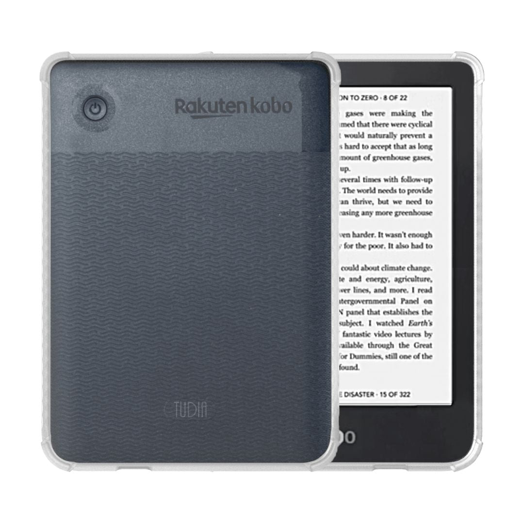 Clear lightweight thin TPU Kobo Clara 2E 6-inch case translucent protective cover