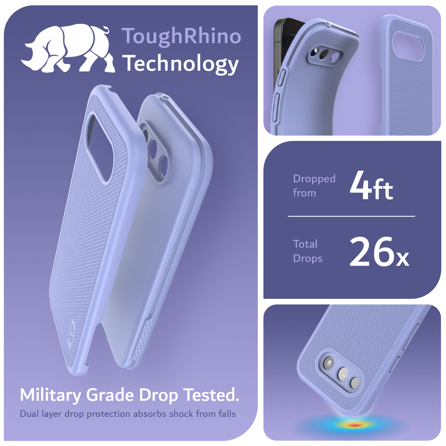 Google Pixel 10a MagSafe Compatible Case MergeGrip with Built-In Magnet