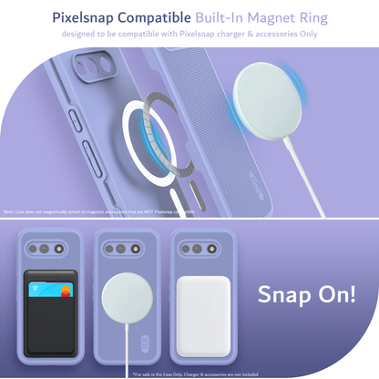 Google Pixel 10a MagSafe Compatible Case MergeGrip with Built-In Magnet
