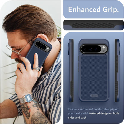 Google Pixel 9 Pro XL 2024 MagSafe Compatible Case with Built-in Magnet and Non-Slip MergeGrip Design – Shockproof Protection and Enhanced Grip