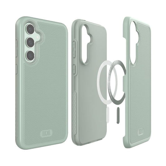 Green Lily TUDIA MergeGrip MagSafe Compatible Case for Samsung Galaxy S23 FE – Slim Shockproof Protective Phone Cover with Built-In Magnet