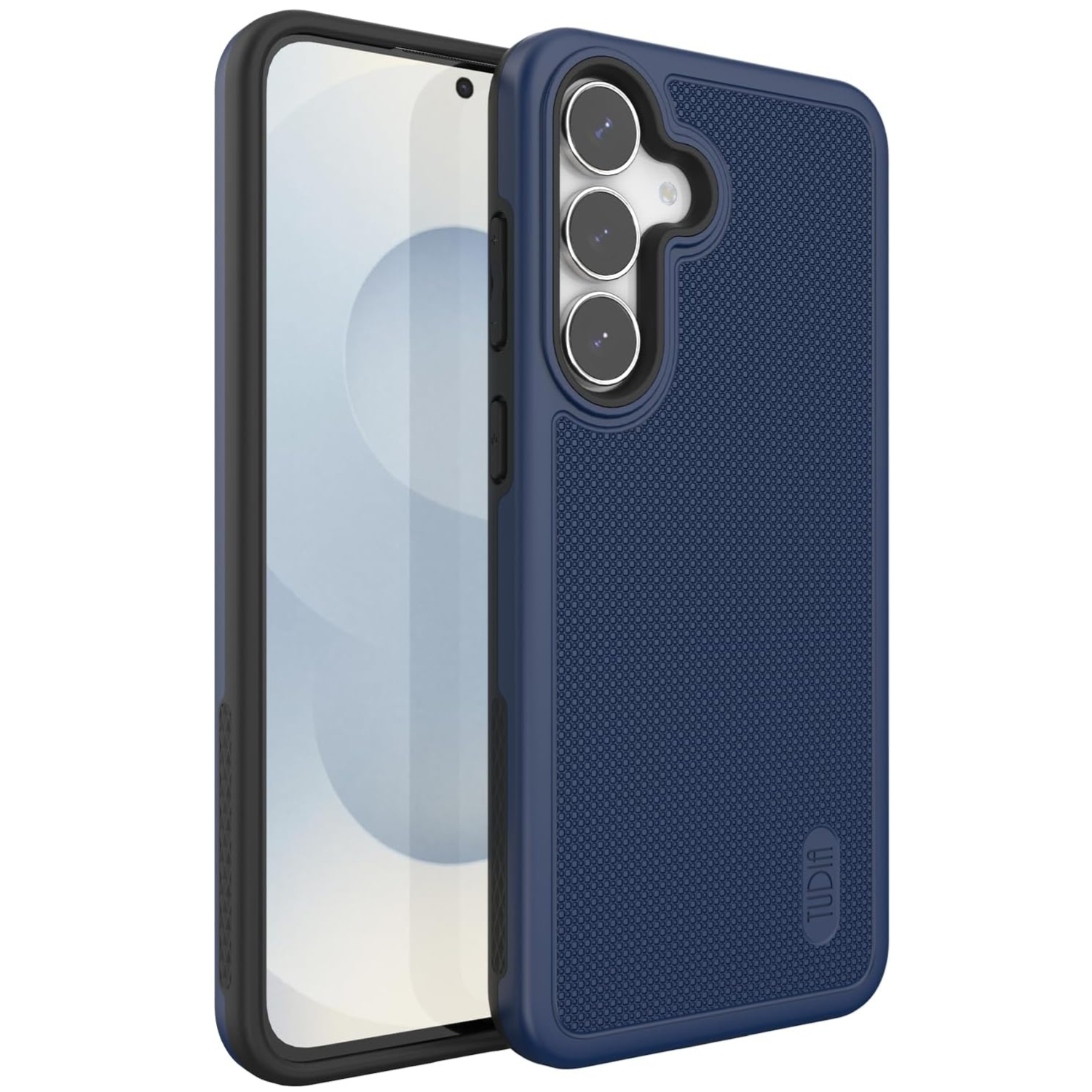 Heavy duty MergeGrip DualShield rugged case for Galaxy S25 FE blue