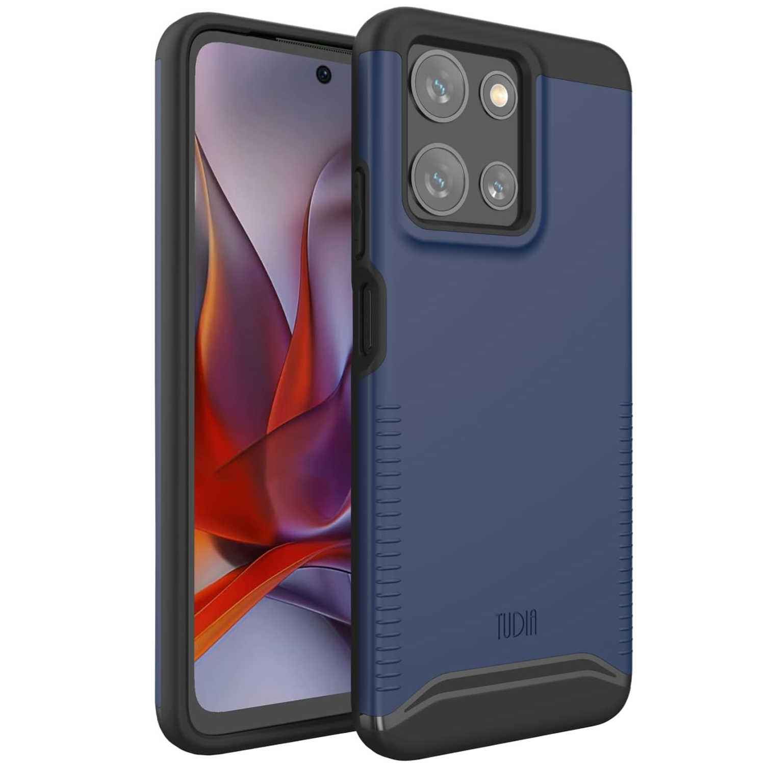 Indigo Blue Merge Heavy Duty DualShield protective case for Moto G Play 5G 2025 and Moto G 5G 2025 - durable shockproof phone cover