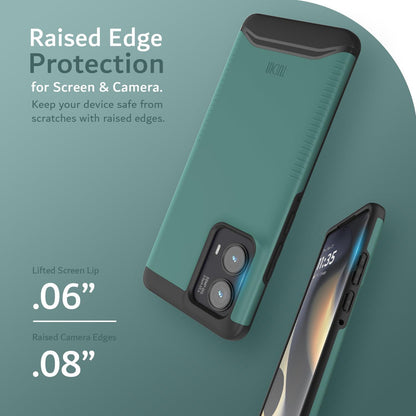 TUDIA MERGE Motorola Edge 2024 Case with MagSafe – Rugged Dual-Layer Shockproof Protective Phone Cover with Raised Edge Defense