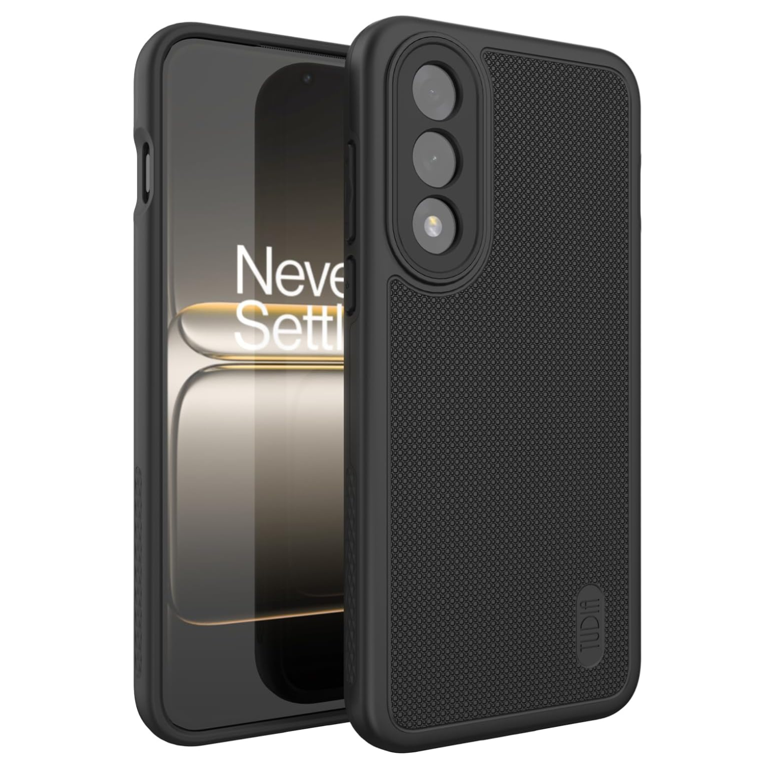 Matte Black MergeGrip DualShield Heavy Duty Case for OnePlus Nord 5 5G – Shockproof Slim Phone Cover