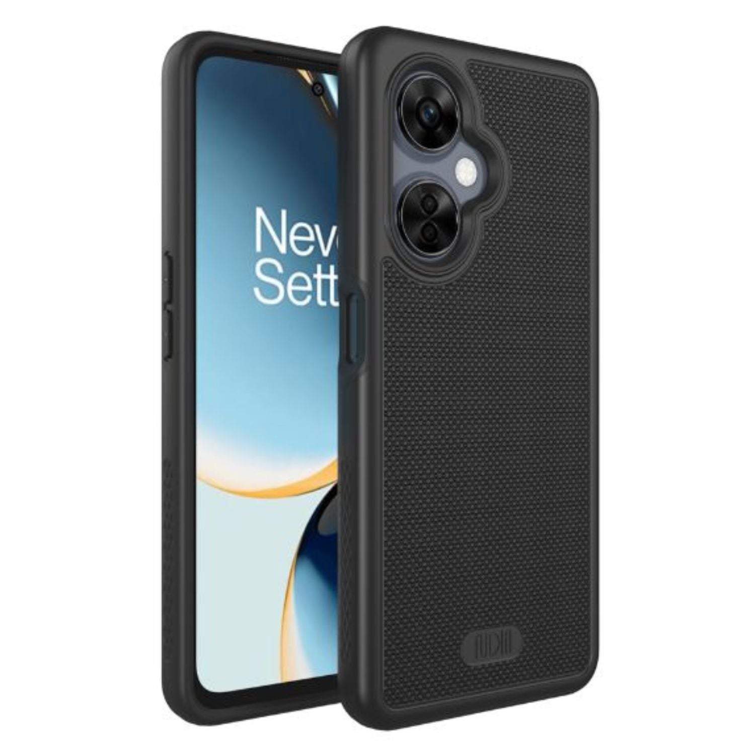 OnePlus Nord N30 5G case MergeGrip heavy duty DualShield in jet black color, shockproof slim protective phone cover