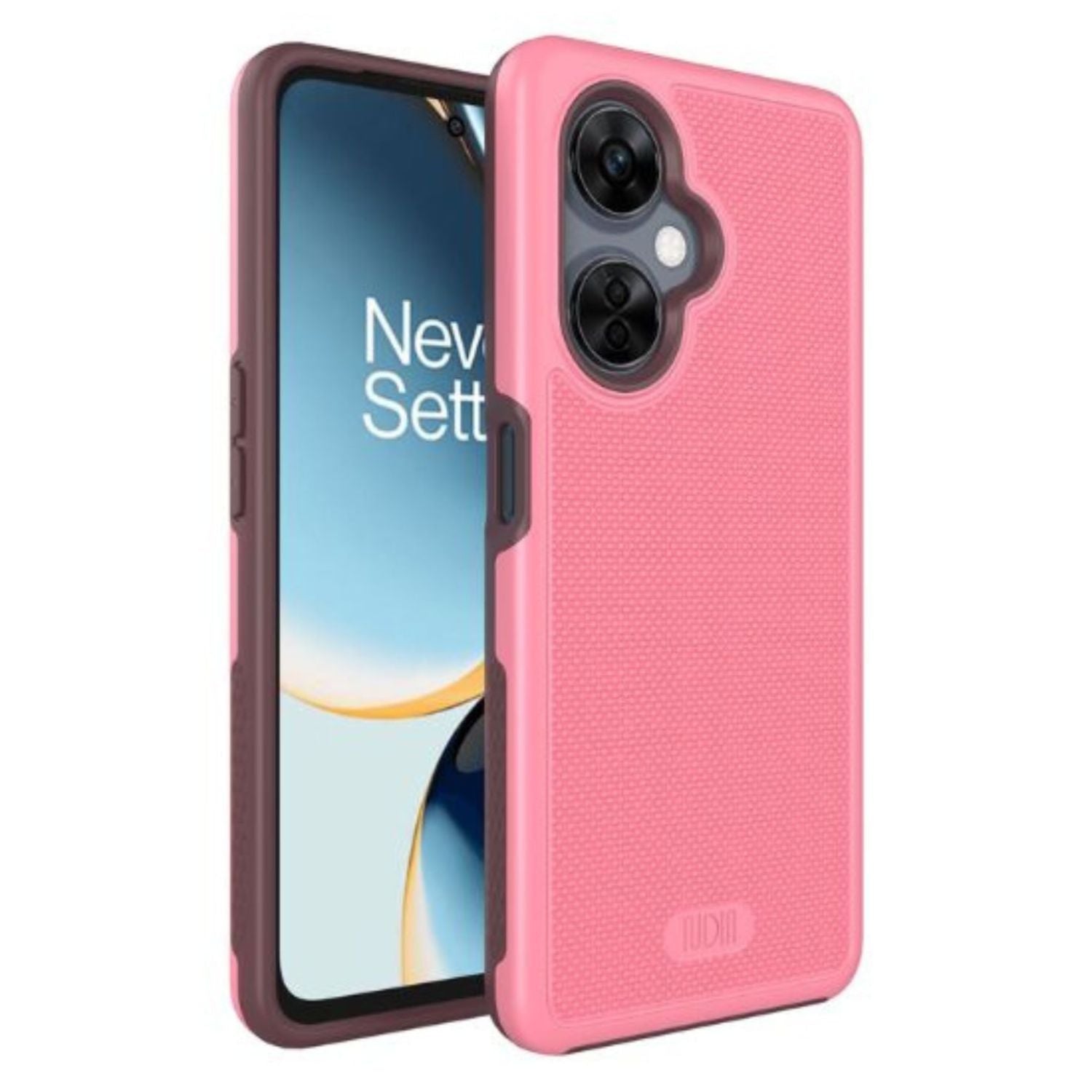 OnePlus Nord N30 5G phone case MergeGrip DualShield heavy duty protective cover in smokey pink color