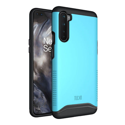 Blue OnePlus Nord Merge Series Case – Rugged Dual-Layer Shockproof Protective Phone Cover