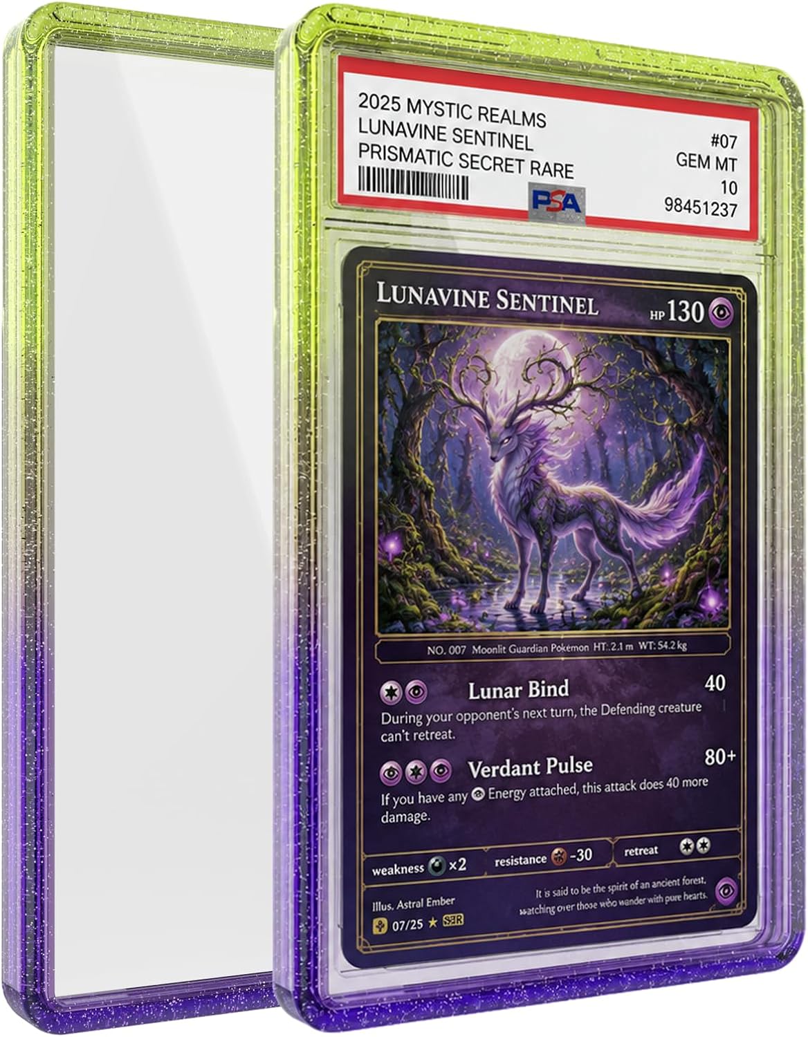 PSA Slab Guard Anti-UV Case LUCION Protective Graded Card Display Holder