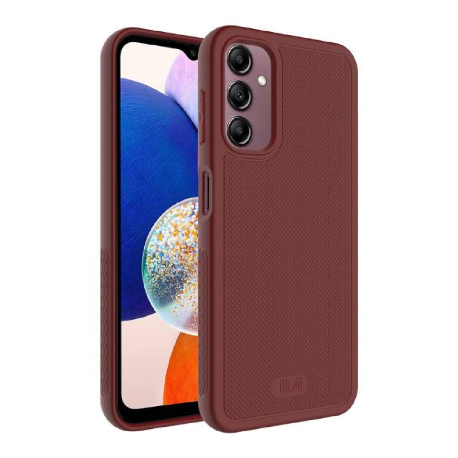 Burgundy LINNGrip Ultra Slim Non-Slip Lightweight Protective Phone Case for Samsung Galaxy A14 5G